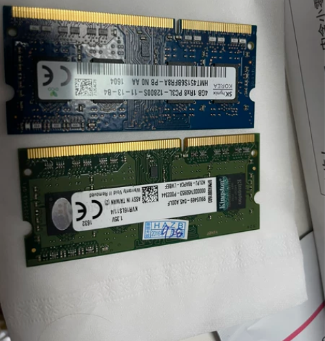 笔记本内存 ddr3l 1600 4G*2...