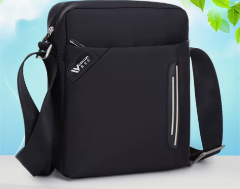 威尔伦牛津布斜挎包男包单肩包男士包包商务休...