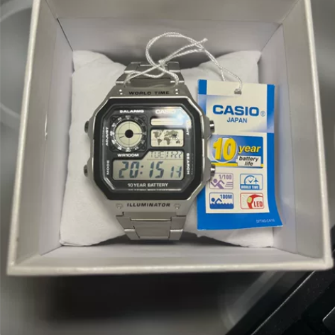 卡西欧AE-1200,八月份买的,买完只戴...