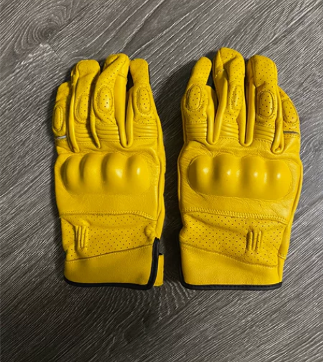 VCOROS摩托车复古手套四季真皮机车骑士...