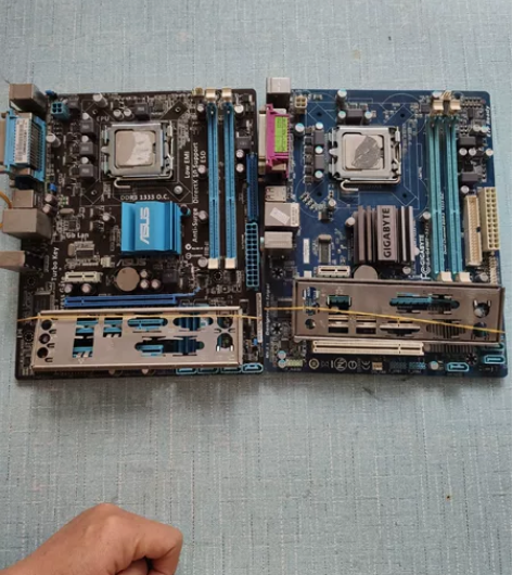 asus华硕g41主板，技嘉G41主板，橙...