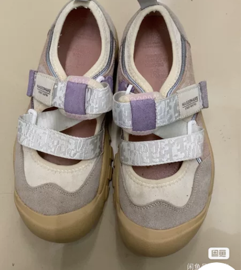 玛速主义 丑萌魔术贴老爹鞋女春大头鞋ins...