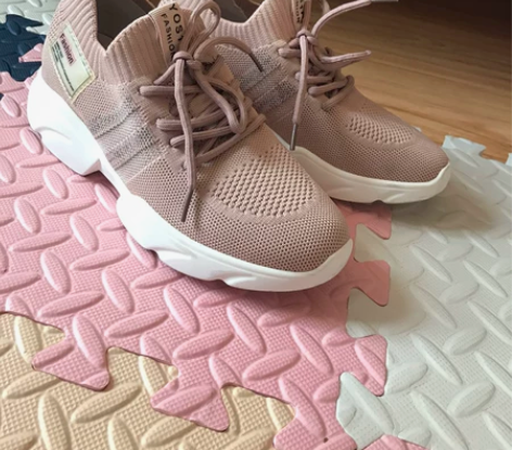 三福飞织女鞋37码加一双37码蓝色特步厚运...