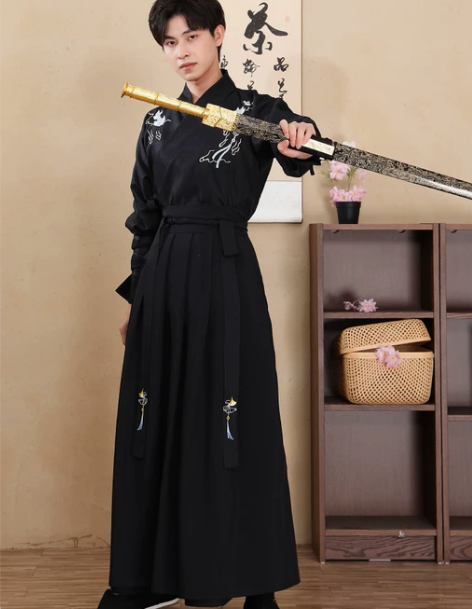 魏晋风男士侠客书生汉服古风仙气飘逸中国风汉...