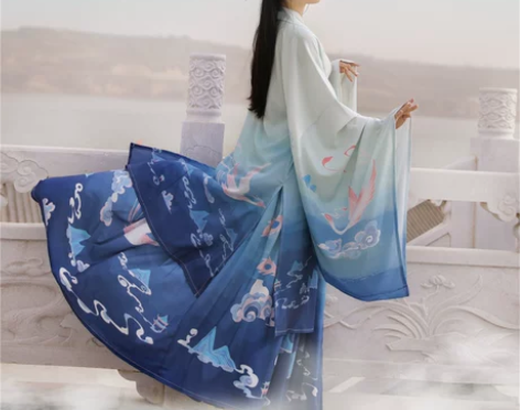 仙云阁 汉服女正品原创中国风齐腰襦裙白菜正...
