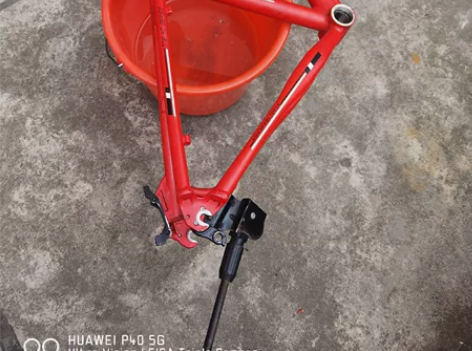 山地车车架，美利达挑战者300，红色车架，...