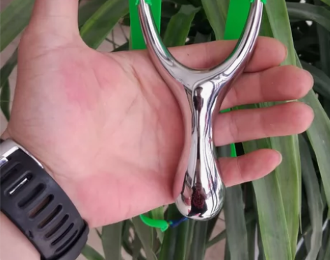 304不锈钢飞虎叉弹弓胖飞虎扁皮竞技弹弓