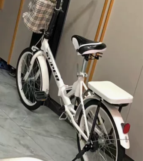 折叠自行车免安装成人女免充气20寸22寸青...