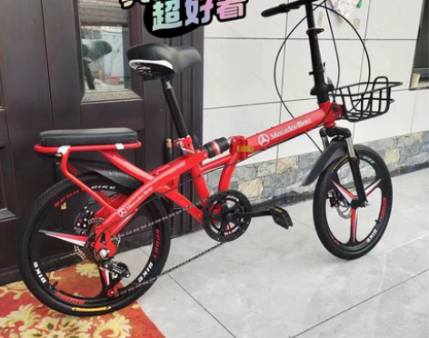 奔驰折叠自行车20寸女式单车全新16寸变速...