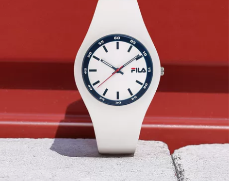 {专属}FILA斐乐手表男女情侣学生硅胶运...