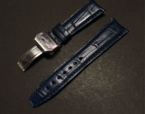 万国原装IWC柏涛皮带葡萄牙大飞行员葡7鳄...