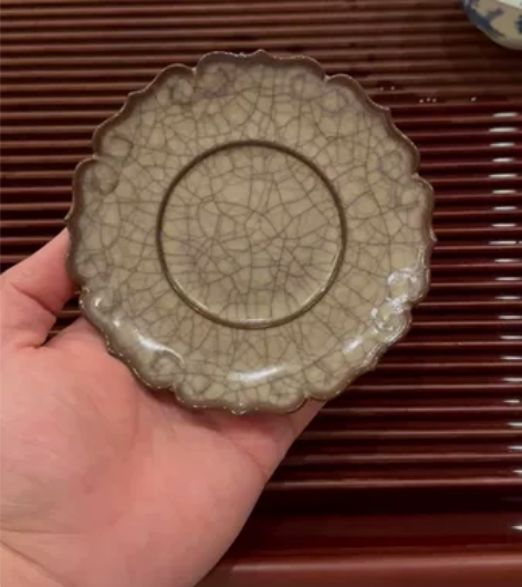 陈卫星传世哥窑龙泉壶承，完美开片金丝铁线绝...