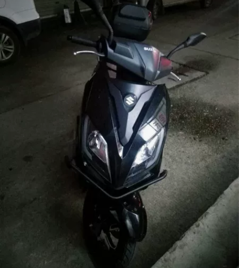 铃木uy踏板摩托车，目前9500公里20年...