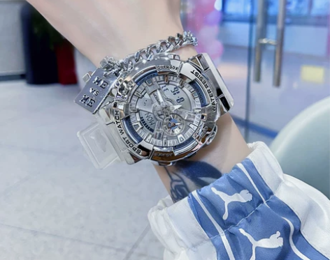 王一博同款独角兽电子手表女初高中学生潮流青...