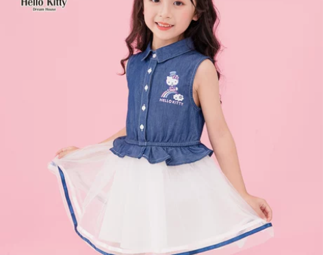 hello kitty童装夏装2019新款...