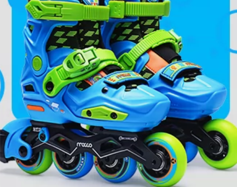 米高溜冰鞋儿童初学者全套装花式轮滑冰鞋男女...