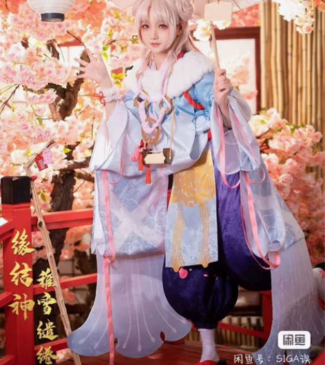 （出）次元依阴阳师缘结神稚雪缱绻L码 衣服...