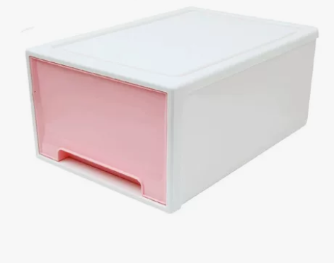 透明塑料抽屉式衣柜收纳盒收纳柜化妆品 收纳...