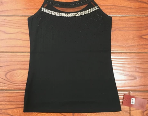 全新女式夏季吊带背心打底无袖衬衫 店铺不干...