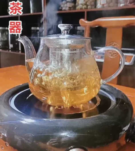 天行健电陶炉，椀茗轩泡茶壶，另送玻璃品杯六...