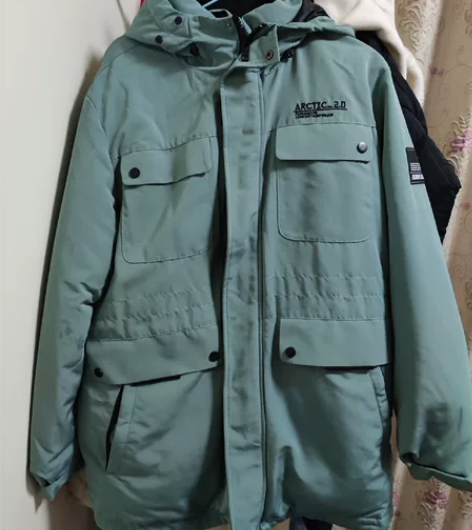 雅鹿90白鸭绒男士羽绒服，冲锋衣款带防风袖...