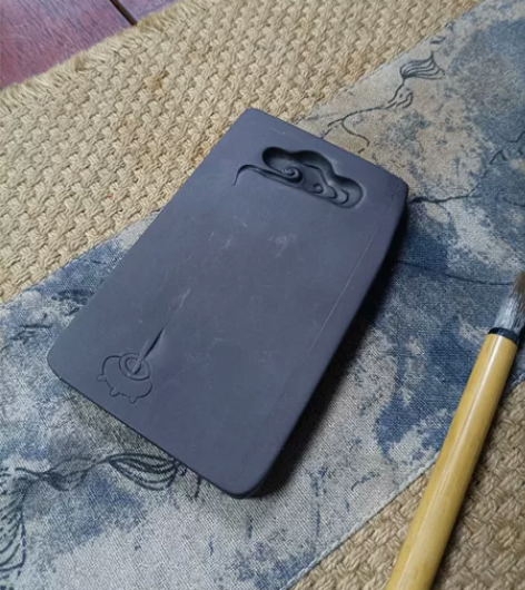 端砚：坑仔岩：（云池观） 尺寸：11.4x...