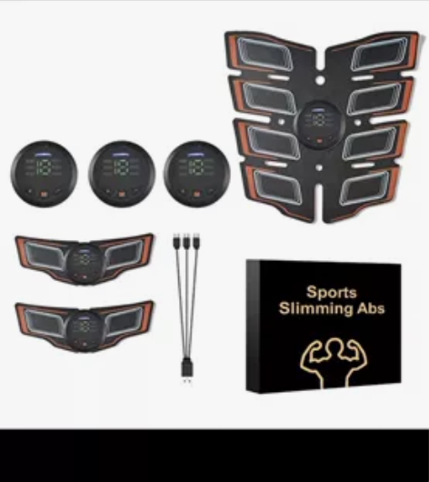 全新 腹肌贴健身器材家用懒人瘦肚子微电收腹...