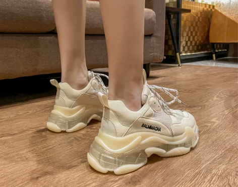 ?网红显瘦老爹鞋女ins潮厚底增高2022...