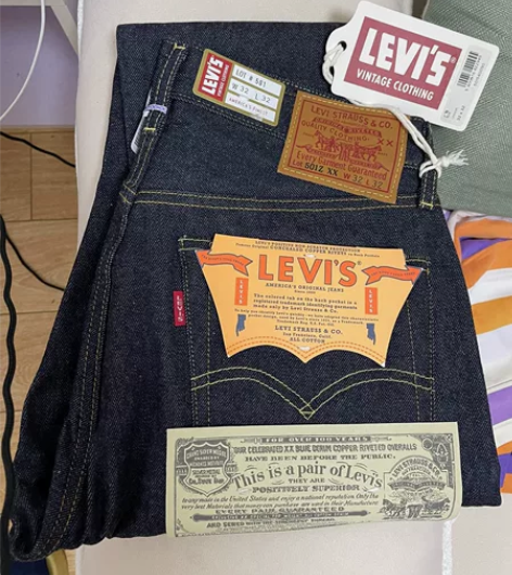 ?LVC1954李维斯LEVIS原浆原色牛...