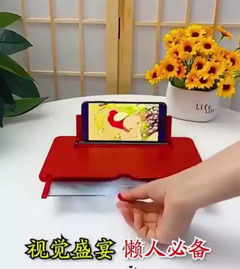 手机屏幕放大器超大看电视视频神器高清护眼放...