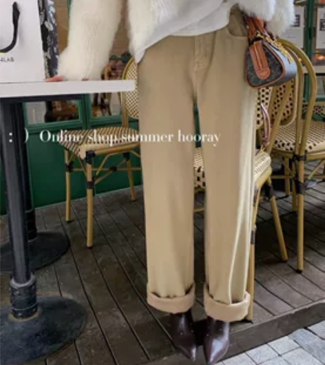 夏天家韩版高腰宽松加绒加厚阔腿牛仔裤女秋冬...