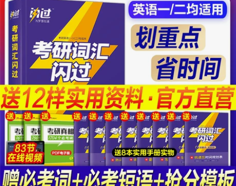 考研词汇闪过2023/2024考研英语单词...