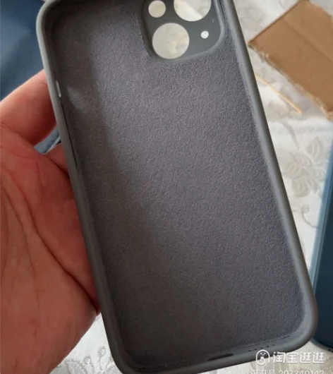 冈科苹果13液态硅胶手机壳，手感和官方区别...