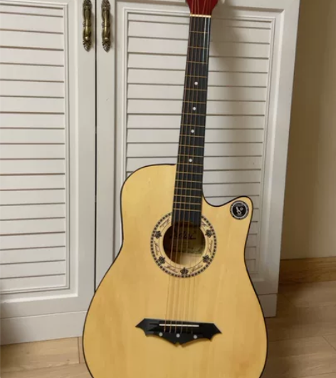 单板吉他全新38寸单板吉他 民谣吉他木吉他...