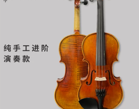 小木棍纯手工高档演奏级小提琴专业级进阶音乐...