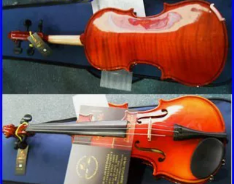原装正品红棉小提琴 初学考级小提琴 带虎纹...