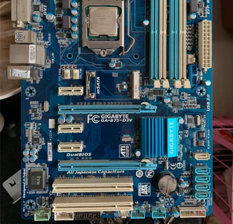 技嘉主板b75-d3v Cpu   i3-...