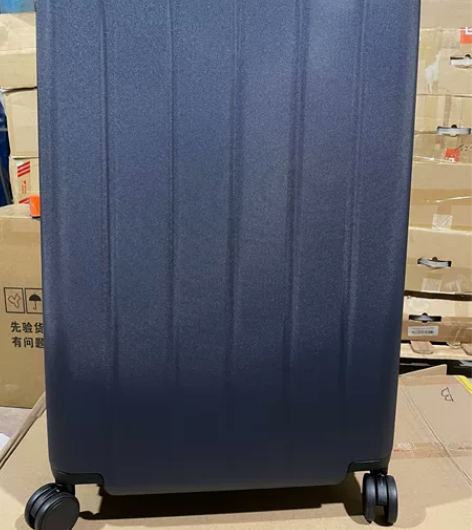 全新小米90分28寸海军蓝竖条纹行李箱男女...