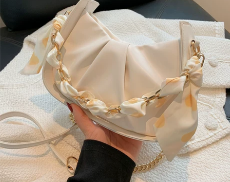 小众设计包包女夏季2021新款爆款链条高级...