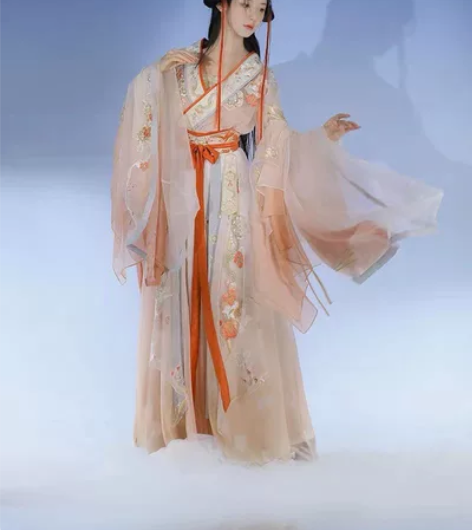 涂七七【重明之翼】原创刺绣汉服魏晋南北朝大...