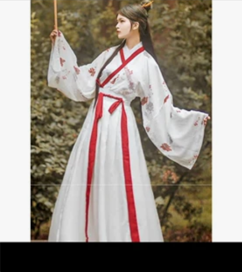 广袖魏晋女古风风古装中国风夏季仙气飘逸汉服...