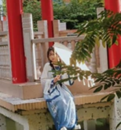 闲置汉服低价出!!!清梳原创齐腰汉服 只穿...