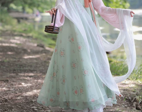 ?五五年原创汉服【清瑶】魏晋南北朝大袖襦唐...