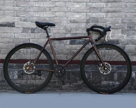 自行车 弯把死飞男公路赛车碟刹学生单车跑车