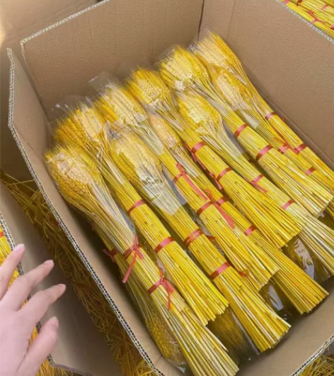 100支9.9元包邮天然麦穗干花开业丰收麦...