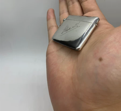 英国1942年伯明翰出品光面造型大克重刻字...