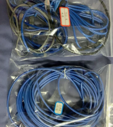 网线，百兆的，均是正常使用的，长的有根15...