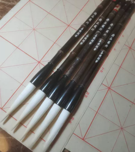 老毛笔 云鹤牌精品兰竹善链湖笔 150元一...