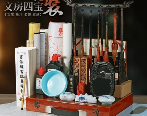 玉水湖毛笔 专业级书法毛笔字初学者入门文房