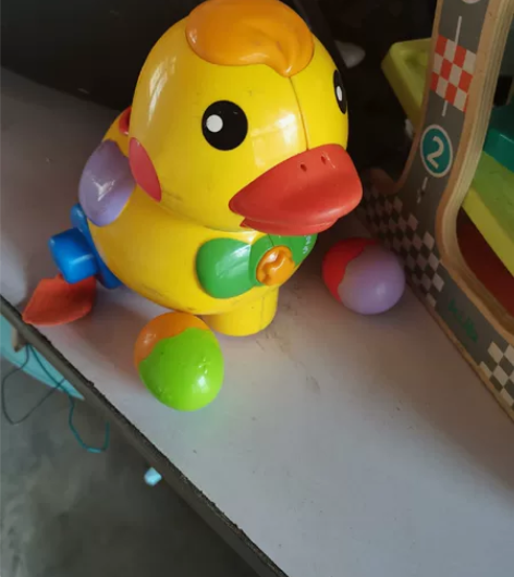 澳贝下蛋鸭婴儿益智乖乖小黄鸭玩具6个月宝宝...